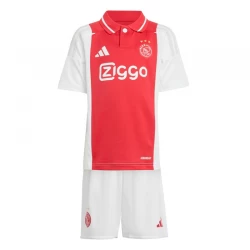 Bambino Maglia Calcio AFC Ajax Amsterdam 2024-25 Prima (+ Pantaloncini)