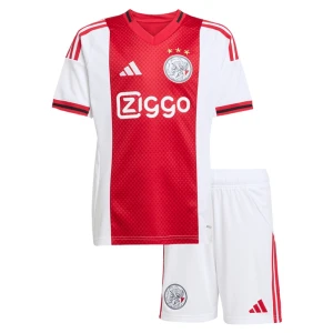Bambino Maglia Calcio AFC Ajax Amsterdam 2025-26 Prima (+ Pantaloncini)
