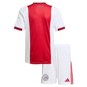Bambino Maglia Calcio AFC Ajax Amsterdam 2025-26 Prima (+ Pantaloncini)