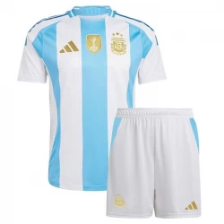 Bambino Maglia Calcio Argentina Copa America 2024 Prima (+ Pantaloncini)