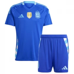 Bambino Maglia Calcio Argentina Copa America 2024 Trasferta (+ Pantaloncini)