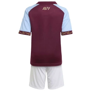 Bambino Maglia Calcio Aston Villa 2025-26 Prima (+ Pantaloncini)