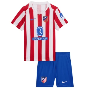 Bambino Maglia Calcio Atlético Madrid 2025-26 Prima (+ Pantaloncini)