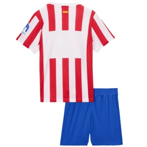 Bambino Maglia Calcio Atlético Madrid 2025-26 Prima (+ Pantaloncini)
