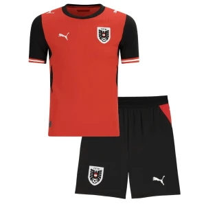 Bambino Maglia Calcio Austria Mondiali 2026 Prima (+ Pantaloncini)