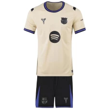 Bambino Maglia Calcio Barcellona 2025-26 Trasferta (+ Pantaloncini)