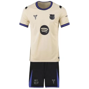 Bambino Maglia Calcio Barcellona 2025-26 Trasferta (+ Pantaloncini)