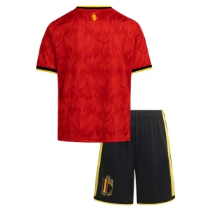 Bambino Maglia Calcio Belgio Mondiali 2026 Prima (+ Pantaloncini)