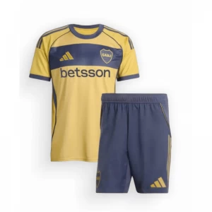 Bambino Maglia Calcio Boca Juniors 2025-26 Trasferta (+ Pantaloncini)