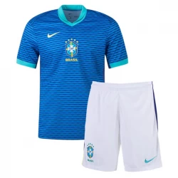 Bambino Maglia Calcio Brasile Copa America 2024 Trasferta (+ Pantaloncini)