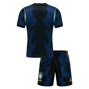 Bambino Maglia Calcio Brasile Mondiali 2026 Trasferta (+ Pantaloncini)