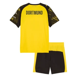 Bambino Maglia Calcio BVB Borussia Dortmund 2025-26 Prima (+ Pantaloncini)