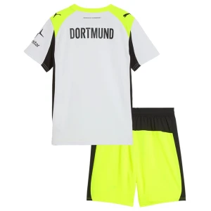Bambino Maglia Calcio BVB Borussia Dortmund 2025-26 Trasferta (+ Pantaloncini)