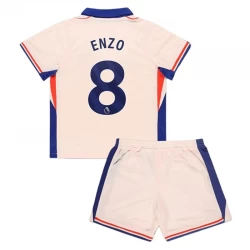 Bambino Maglia Calcio Chelsea FC 2024-25 Enzo Fernández #8 Trasferta (+ Pantaloncini)