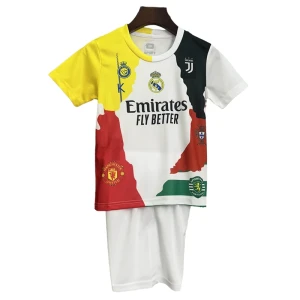 Bambino Maglia Calcio Club Mixed Cristiano Ronaldo #7 2025-26 Prima (+ Pantaloncini)