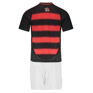 Bambino Maglia Calcio CR Flamengo 2025-26 Prima (+ Pantaloncini)