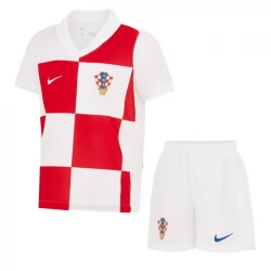 Bambino Maglia Calcio Croazia Europei 2024 Prima (+ Pantaloncini)