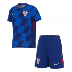 Bambino Maglia Calcio Croazia Europei 2024 Trasferta (+ Pantaloncini)
