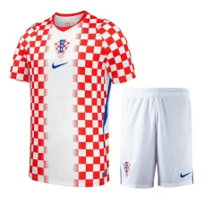 Bambino Maglia Calcio Croazia Mondiali 2026 Prima (+ Pantaloncini)