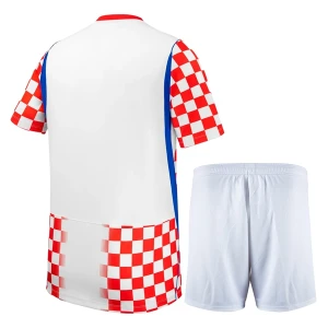 Bambino Maglia Calcio Croazia Mondiali 2026 Prima (+ Pantaloncini)