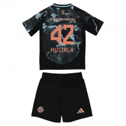 Bambino Maglia Calcio FC Bayern München 2024-25 Jamal Musiala #42 Trasferta (+ Pantaloncini)