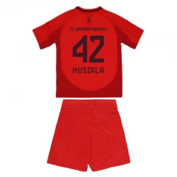 Bambino Maglia Calcio FC Bayern München Jamal Musiala #42 2024-25 Prima (+ Pantaloncini)