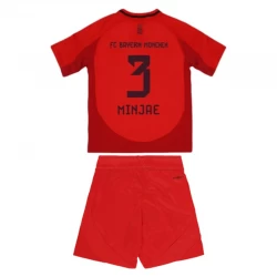 Bambino Maglia Calcio FC Bayern München Minjae #3 2024-25 Prima (+ Pantaloncini)