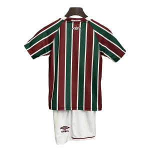 Bambino Maglia Calcio Fluminense 2025-26 Prima (+ Pantaloncini)