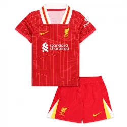 Bambino Maglia Calcio Liverpool FC 2024-25 Prima (+ Pantaloncini)