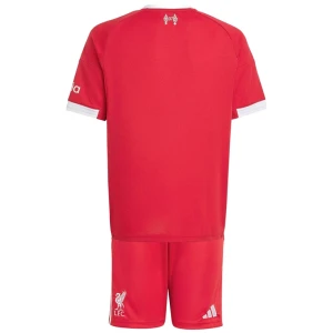 Bambino Maglia Calcio Liverpool FC 2025-26 Prima (+ Pantaloncini)