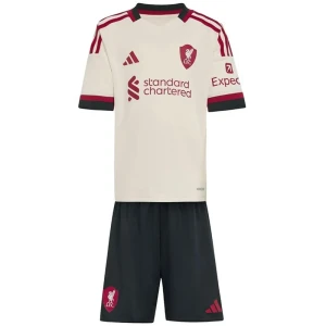 Bambino Maglia Calcio Liverpool FC 2025-26 Trasferta (+ Pantaloncini)