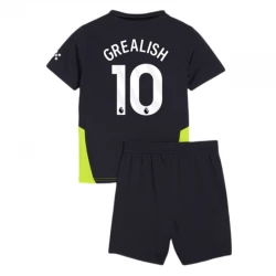Bambino Maglia Calcio Manchester City 2024-25 Jack Grealish #10 Trasferta (+ Pantaloncini)
