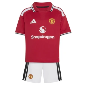 Bambino Maglia Calcio Manchester United 2026-27 Prima (+ Pantaloncini)