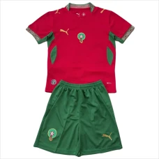 Bambino Maglia Calcio Marocco Mondiali 2026 Prima (+ Pantaloncini)