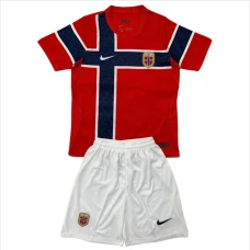 Bambino Maglia Calcio Norvegia Mondiali 2026 Prima (+ Pantaloncini)