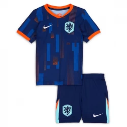 Bambino Maglia Calcio Olanda Europei 2024 Trasferta (+ Pantaloncini)