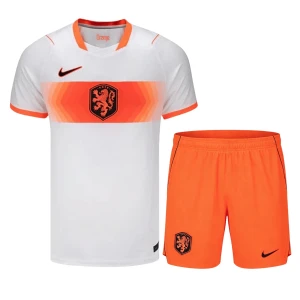 Bambino Maglia Calcio Olanda Mondiali 2026 Trasferta (+ Pantaloncini)