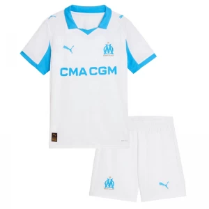 Bambino Maglia Calcio Olympique de Marseille 2025-26 Prima (+ Pantaloncini)