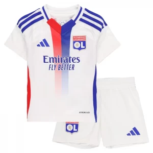 Bambino Maglia Calcio Olympique Lyonnais 2024-25 Prima (+ Pantaloncini)