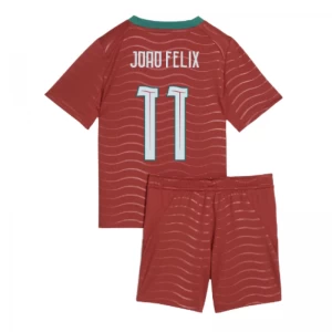 Bambino Maglia Calcio Portogallo Joao Felix #11 Mondiali 2026 Prima (+ Pantaloncini)