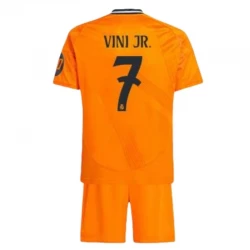 Bambino Maglia Calcio Real Madrid 2024-25 HP Vinicius Junior #7 Trasferta (+ Pantaloncini)