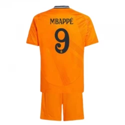 Bambino Maglia Calcio Real Madrid 2024-25 Mbappe #9 Trasferta (+ Pantaloncini)