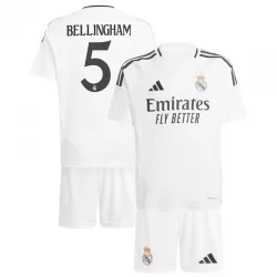 Bambino Maglia Calcio Real Madrid Jude Bellingham #5 2024-25 Prima (+ Pantaloncini)