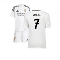 Bambino Maglia Calcio Real Madrid Vinicius Junior #7 2024-25 Prima (+ Pantaloncini)