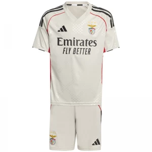 Bambino Maglia Calcio SL Benfica 2025-26 Trasferta (+ Pantaloncini)