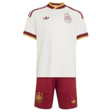 Bambino Maglia Calcio Spagna Mondiali 2026 Trasferta (+ Pantaloncini)