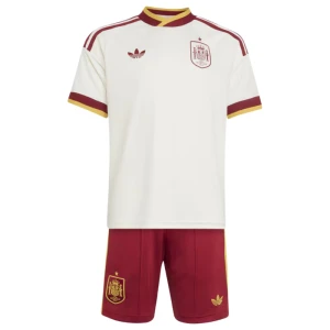 Bambino Maglia Calcio Spagna Mondiali 2026 Trasferta (+ Pantaloncini)