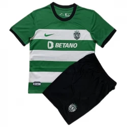 Bambino Maglia Calcio Sporting Lisbon CP 2023-24 Prima (+ Pantaloncini)