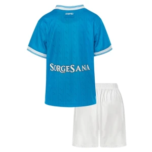 Bambino Maglia Calcio SSC Napoli 2025-26 Prima (+ Pantaloncini)