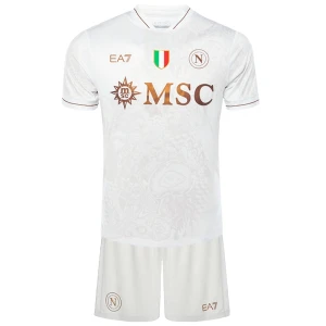 Bambino Maglia Calcio SSC Napoli 2025-26 Trasferta (+ Pantaloncini)